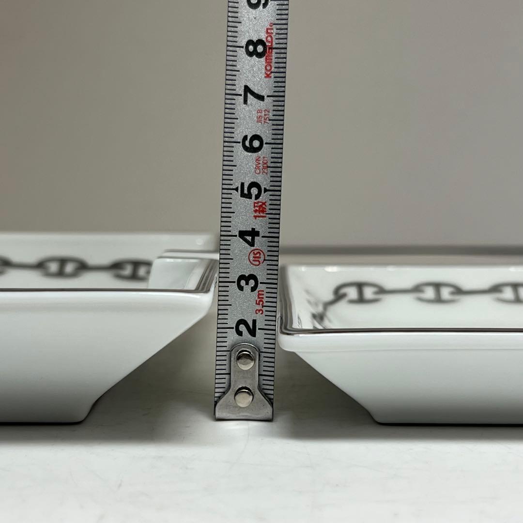 エルメス シューヌダンク アシュトレイ、スクエアプレート 東キ8-0315①