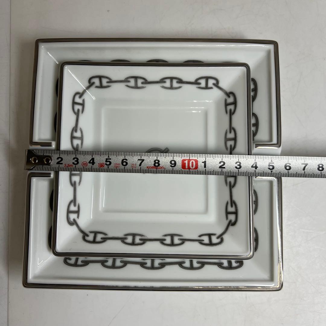 エルメス シューヌダンク アシュトレイ、スクエアプレート 東キ8-0315①