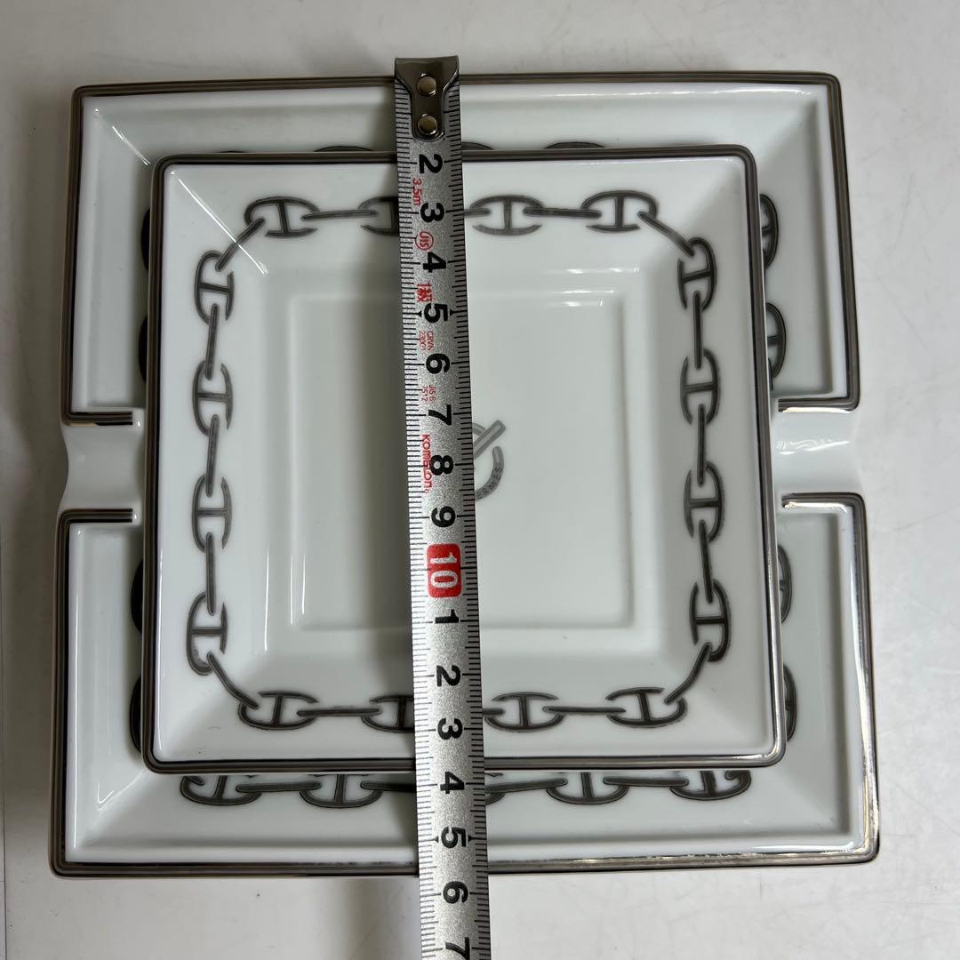 エルメス シューヌダンク アシュトレイ、スクエアプレート 東キ8-0315①