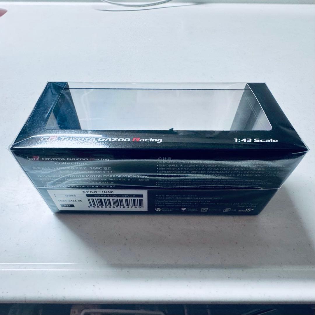 新品 1/43 GR86 TGR Collection 公式グッズ ミニカー