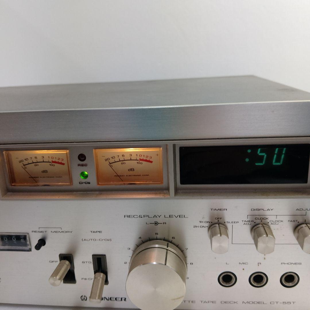 PIONEER パイオニア CT-55T カセットデッキ 名機　昭和レトロ