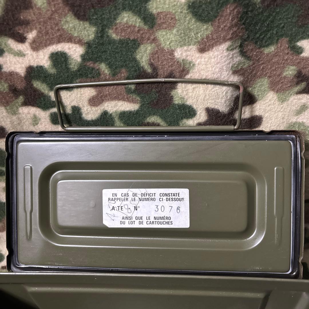 フランス軍　60s 70s CAL.50 AMMO BOX 弾薬箱　送料無料　②
