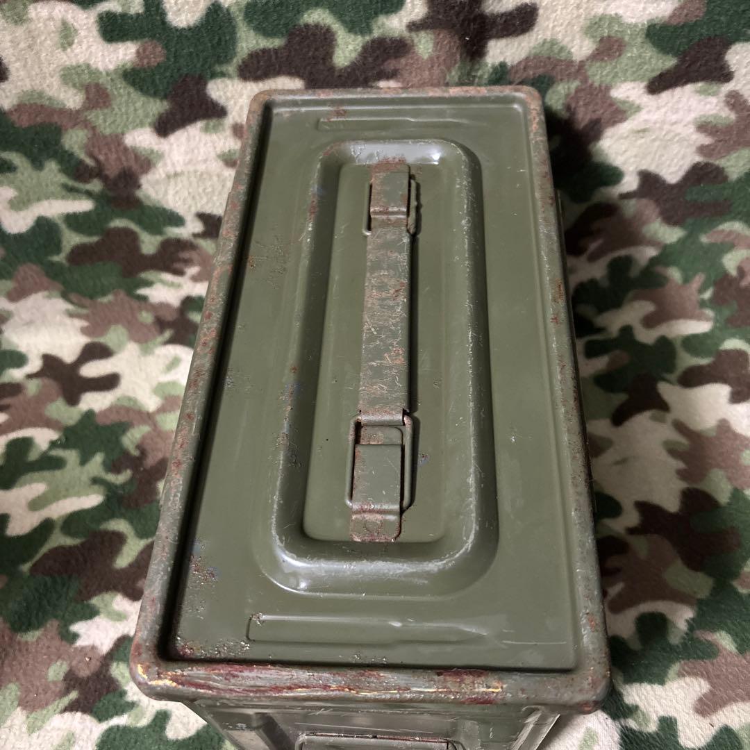 フランス軍　60s 70s CAL.50 AMMO BOX 弾薬箱　送料無料　②