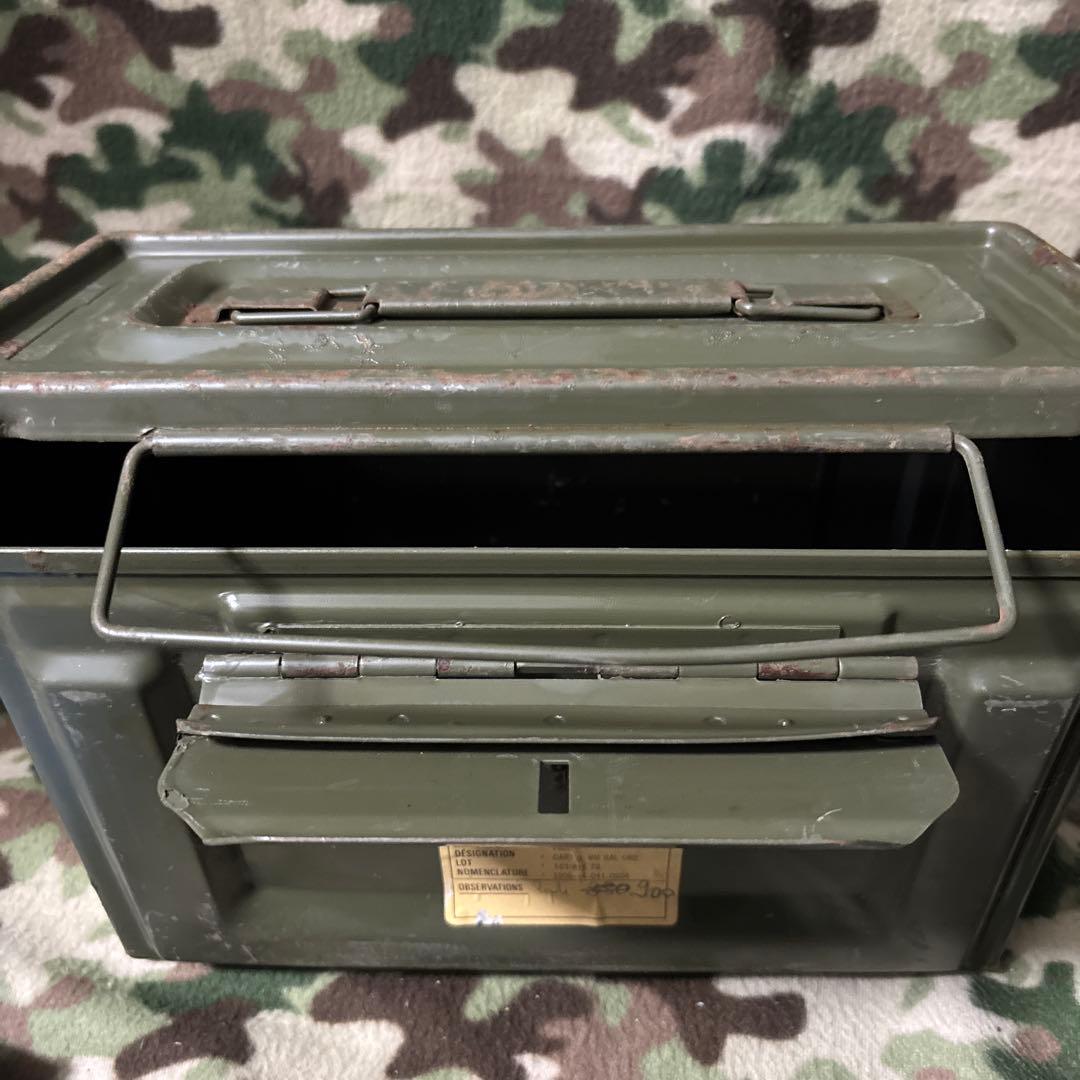フランス軍　60s 70s CAL.50 AMMO BOX 弾薬箱　送料無料　②