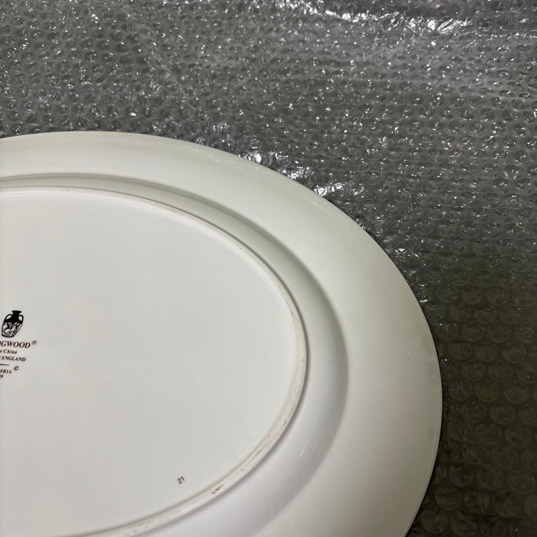  ウェッジウッド コロンビア オーバルプレート セージグリーン