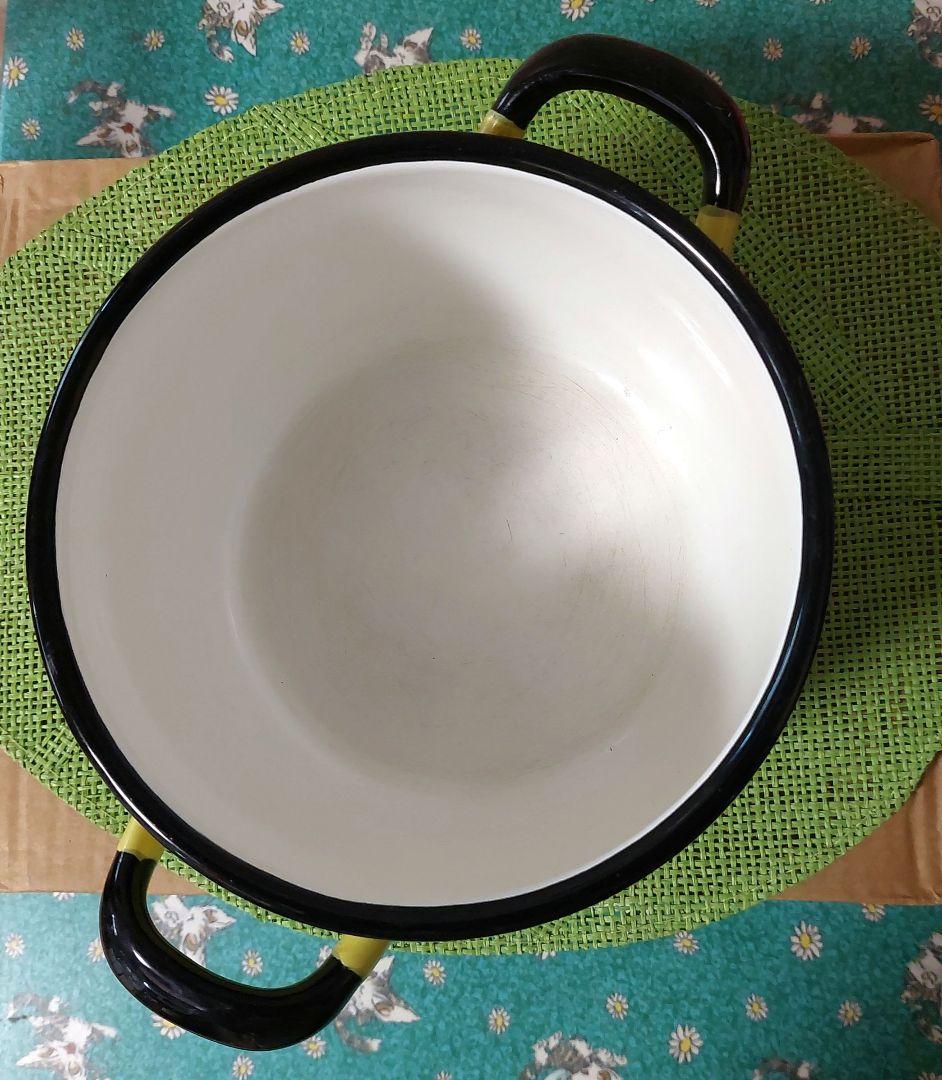 【新春セール！】ビンテージ!! 激レア!!コクムス レモンイエロー 両手鍋