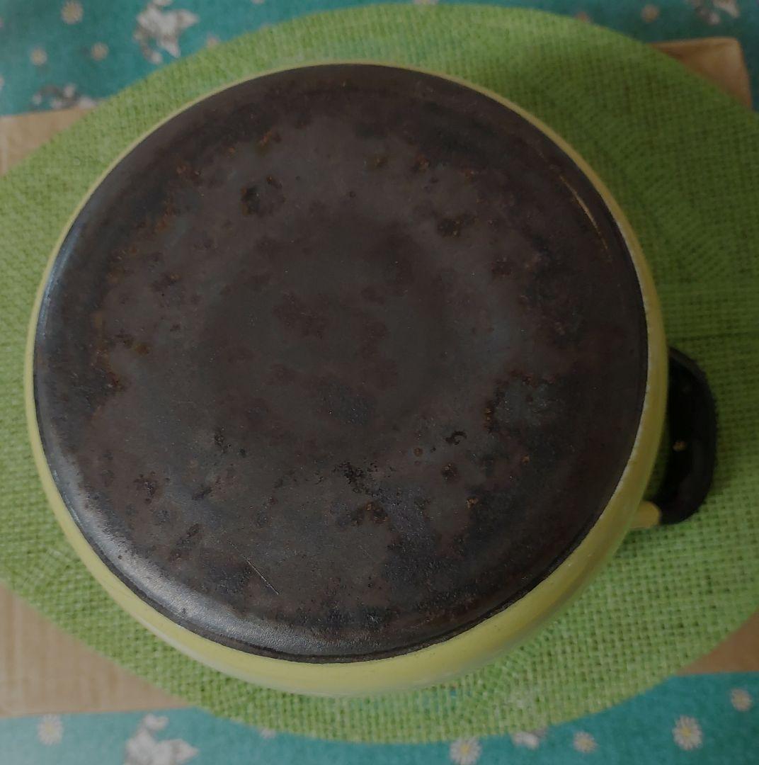 【新春セール！】ビンテージ!! 激レア!!コクムス レモンイエロー 両手鍋