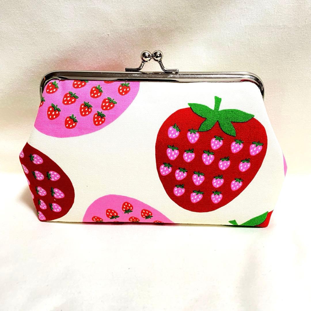 hatenamama23　がま口財布　がま口ポーチ　ハンドメイド