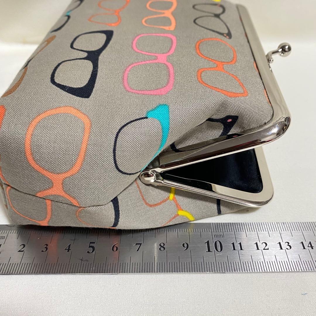 hatenamama23　がま口財布　がま口ポーチ　ハンドメイド