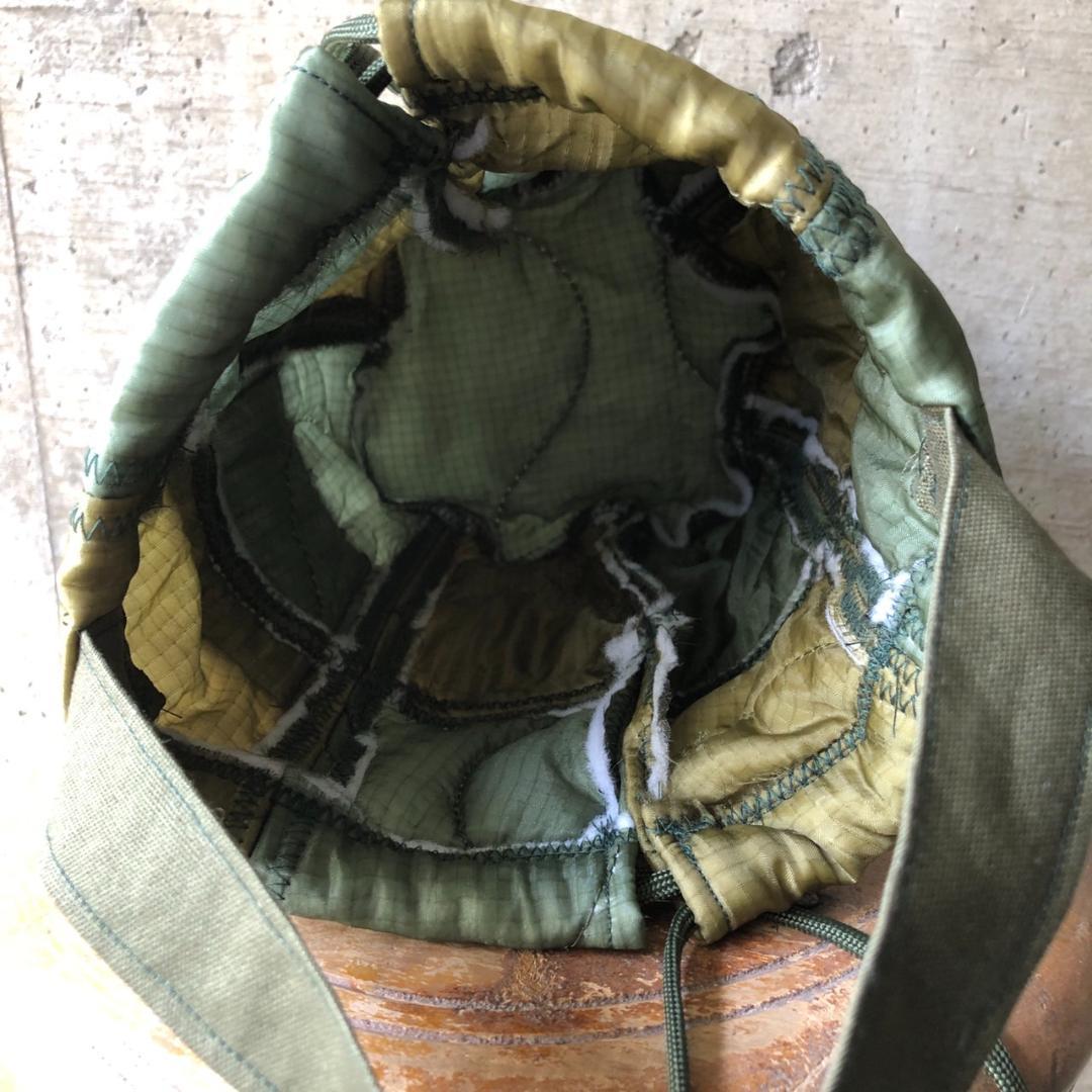 【HＢ2000】６０cmショルダー パッチワークリメイクペイシェントバッグ　巾着