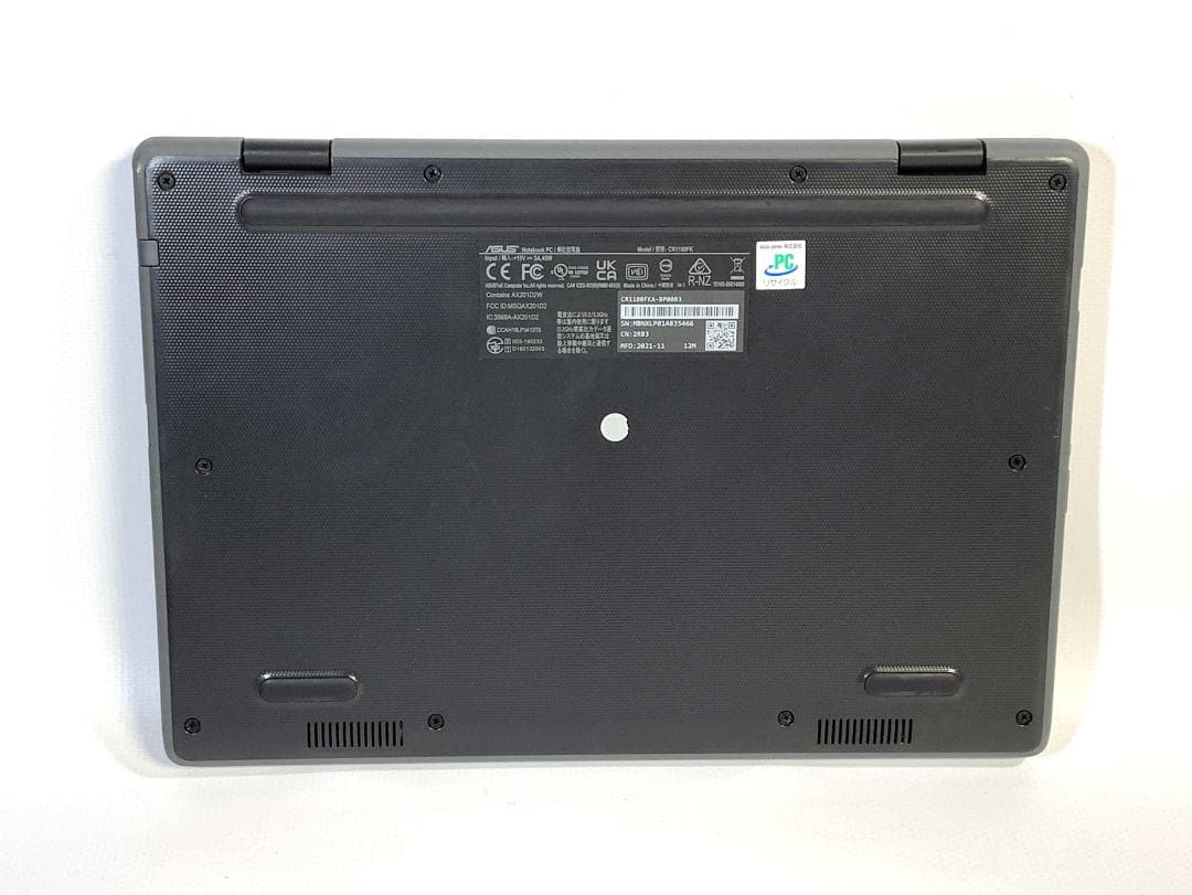 ASUS Chromebook Flip CR1100FK 11.6型 液晶タブ