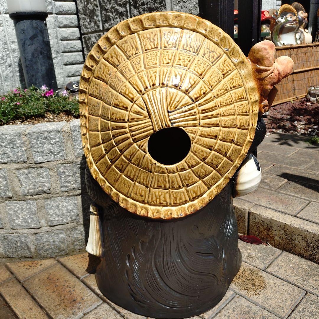 信楽焼　20号開運狸　高さ64㌢　たぬき　狸　タヌキ