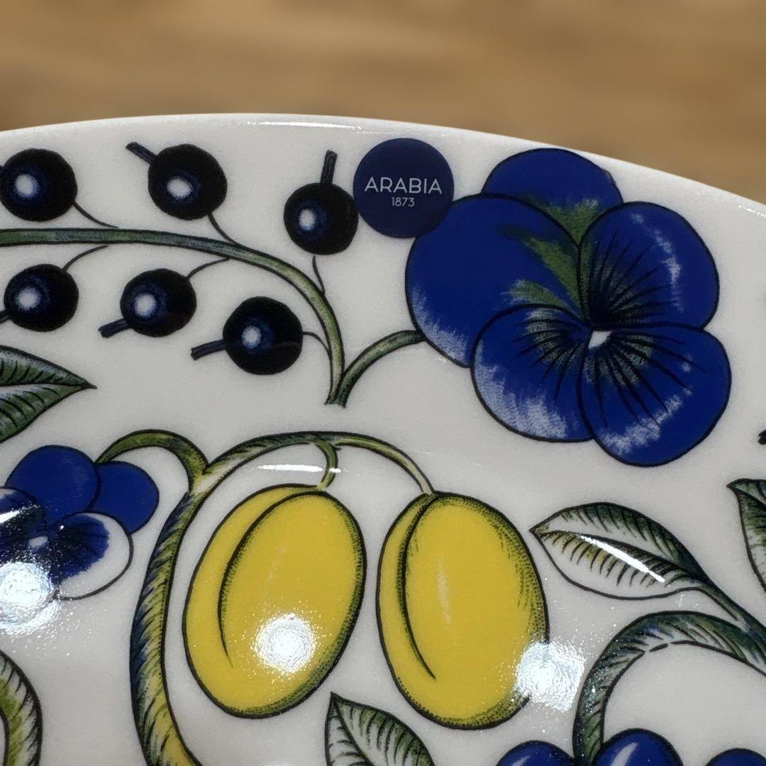 ARABIA・アラビア　パラティッシ　25cmオーバルプレート2枚セット新品