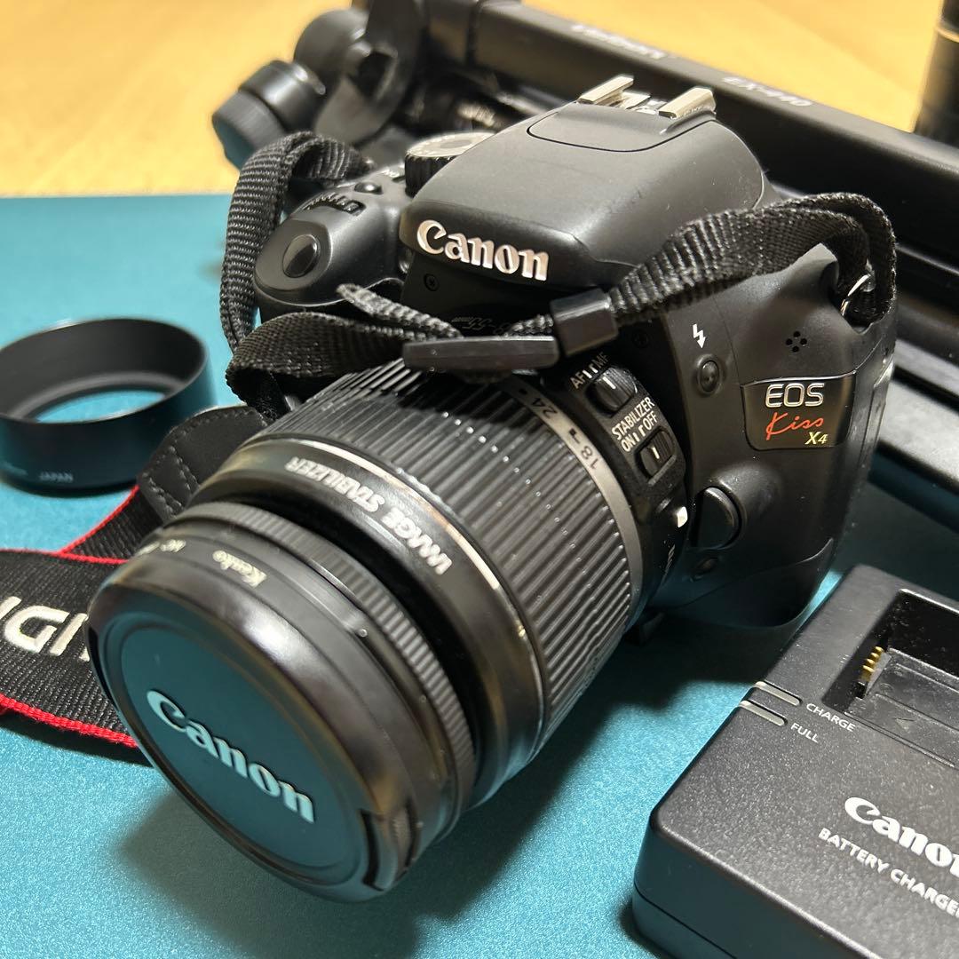 Canon eos kiss x4 レンズ３本セット