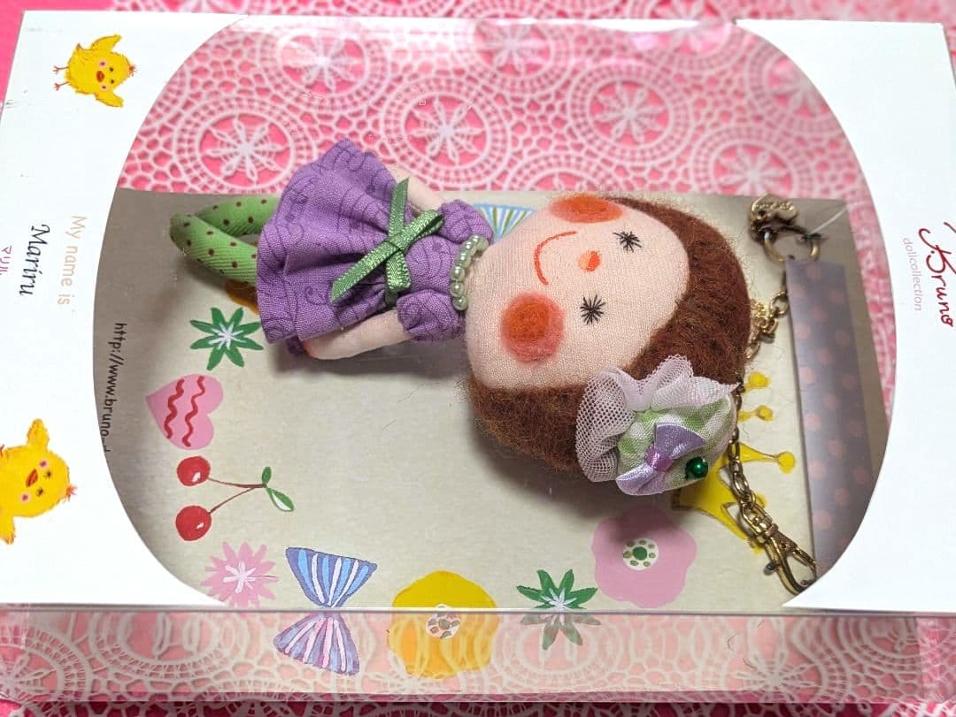 新品・未使用 Bruno(ブルーノ) プロの ハンドメイド お人形 チャーム