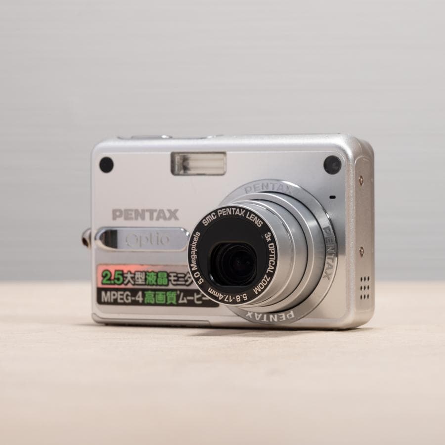 【可愛いオールドコンデジ】PENTAX optio S5z スマホ転送OK