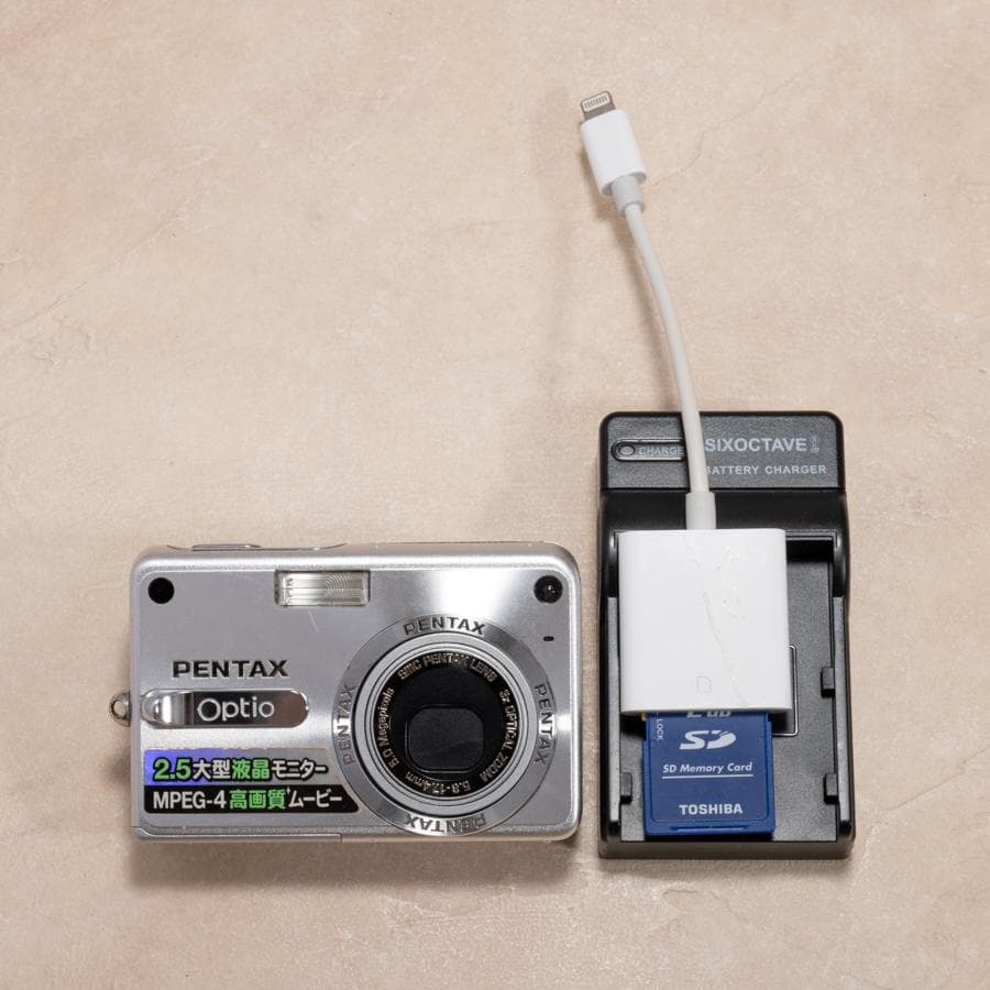 【可愛いオールドコンデジ】PENTAX optio S5z スマホ転送OK