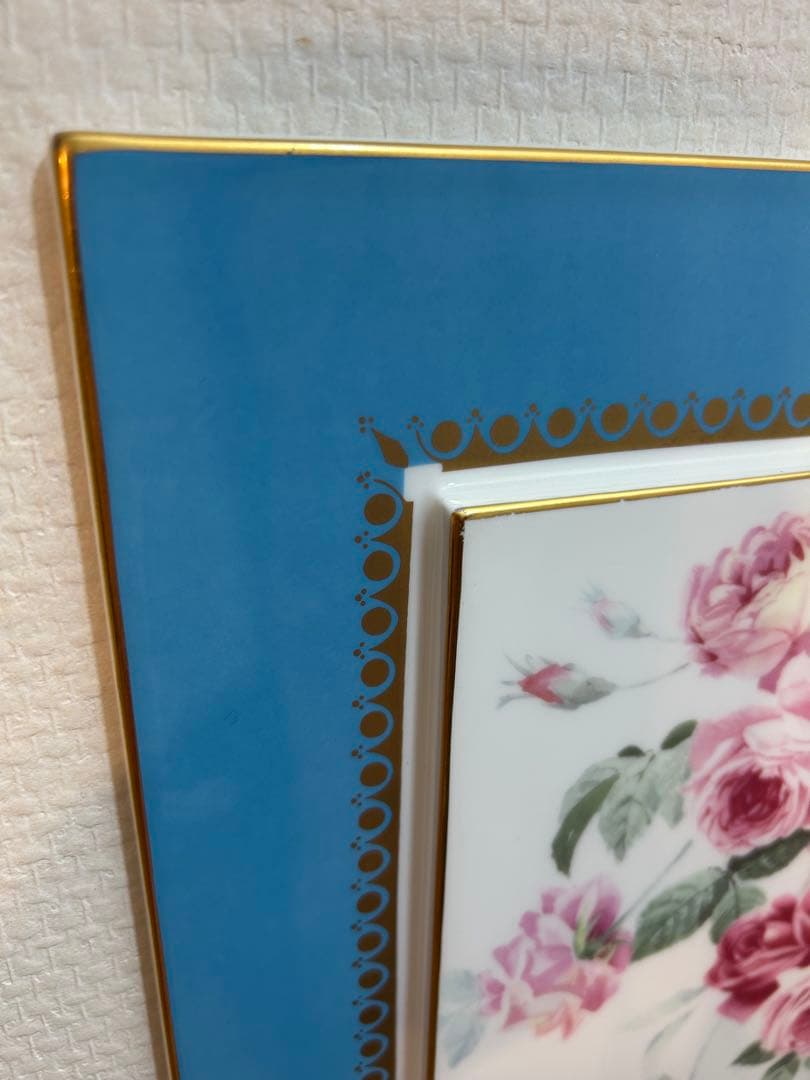 Sango MAGNA 三郷陶器　加藤吉春作 陶画　 陶板　タイル　花　薔薇