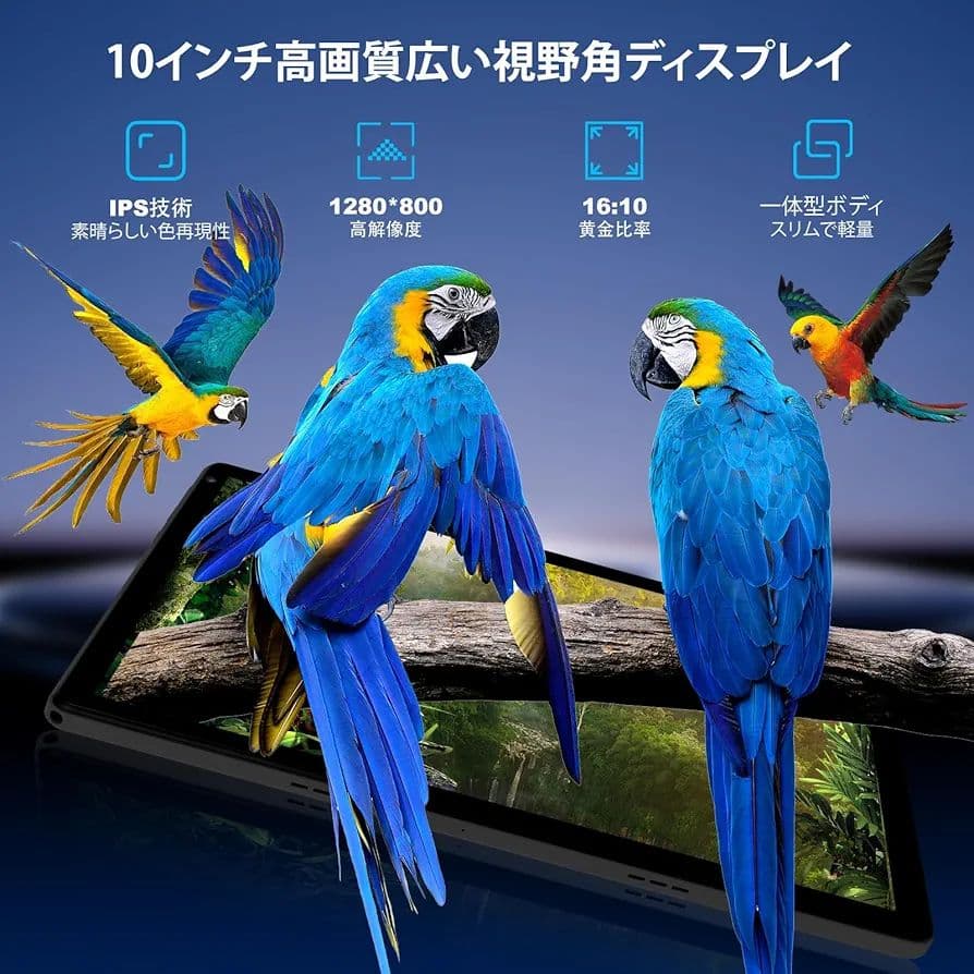 タブレット Android15 10インチ wi-fi6 24GB+128GB