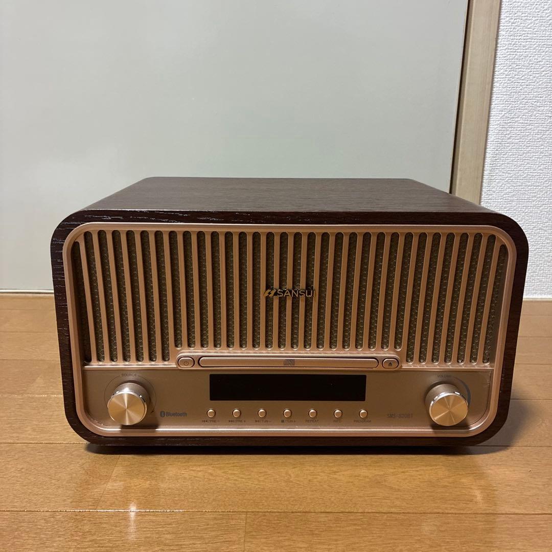 SANSUI SMS-820BT CDステレオシステム Bluetooth搭載