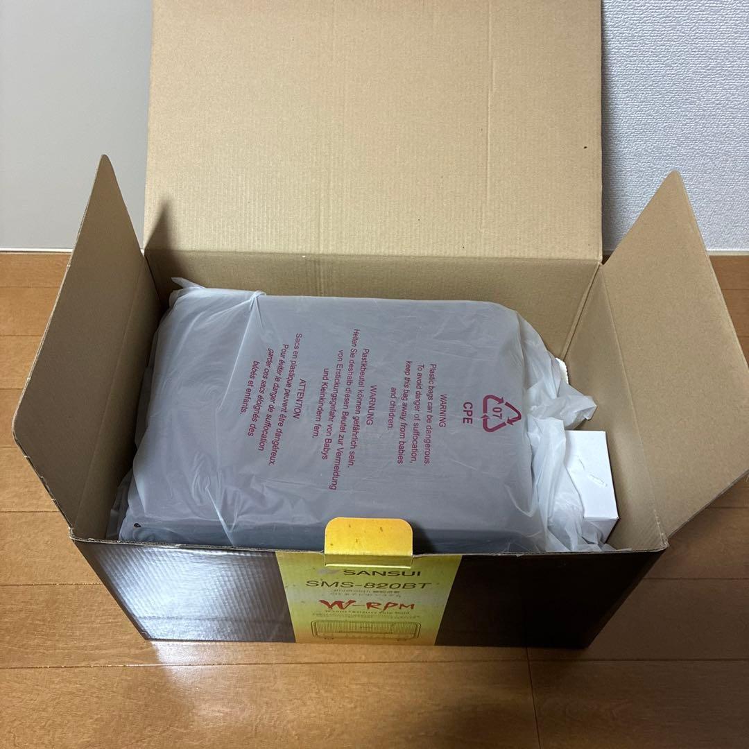 SANSUI SMS-820BT CDステレオシステム Bluetooth搭載