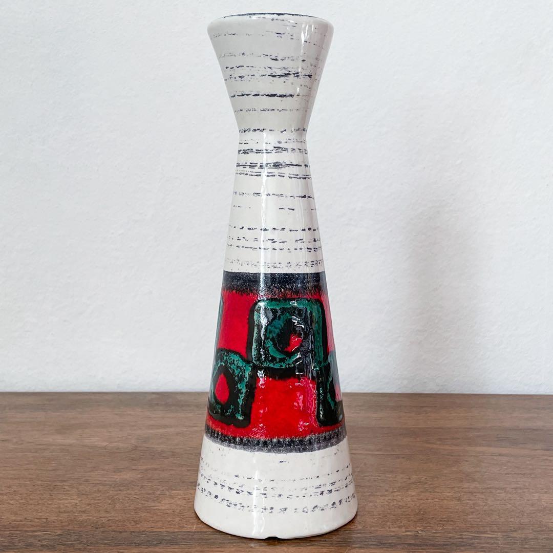 【ドイツ Scheurichの背の高い花瓶 】ヴィンテージ 343