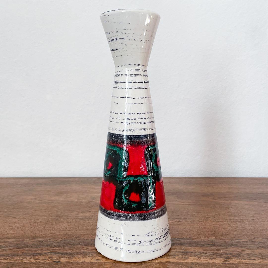 【ドイツ Scheurichの背の高い花瓶 】ヴィンテージ 343