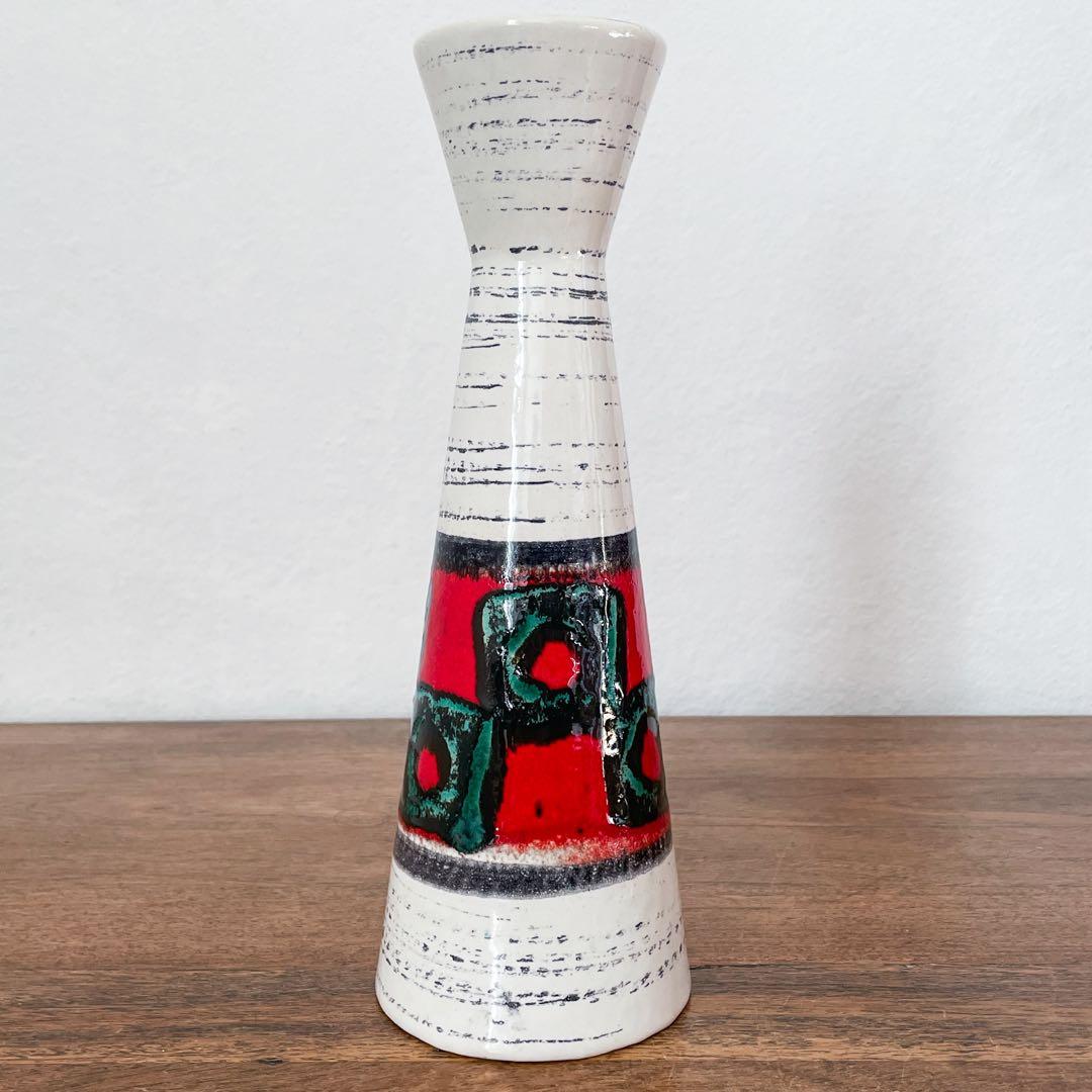 【ドイツ Scheurichの背の高い花瓶 】ヴィンテージ 343