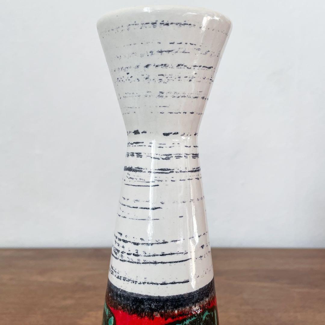 【ドイツ Scheurichの背の高い花瓶 】ヴィンテージ 343