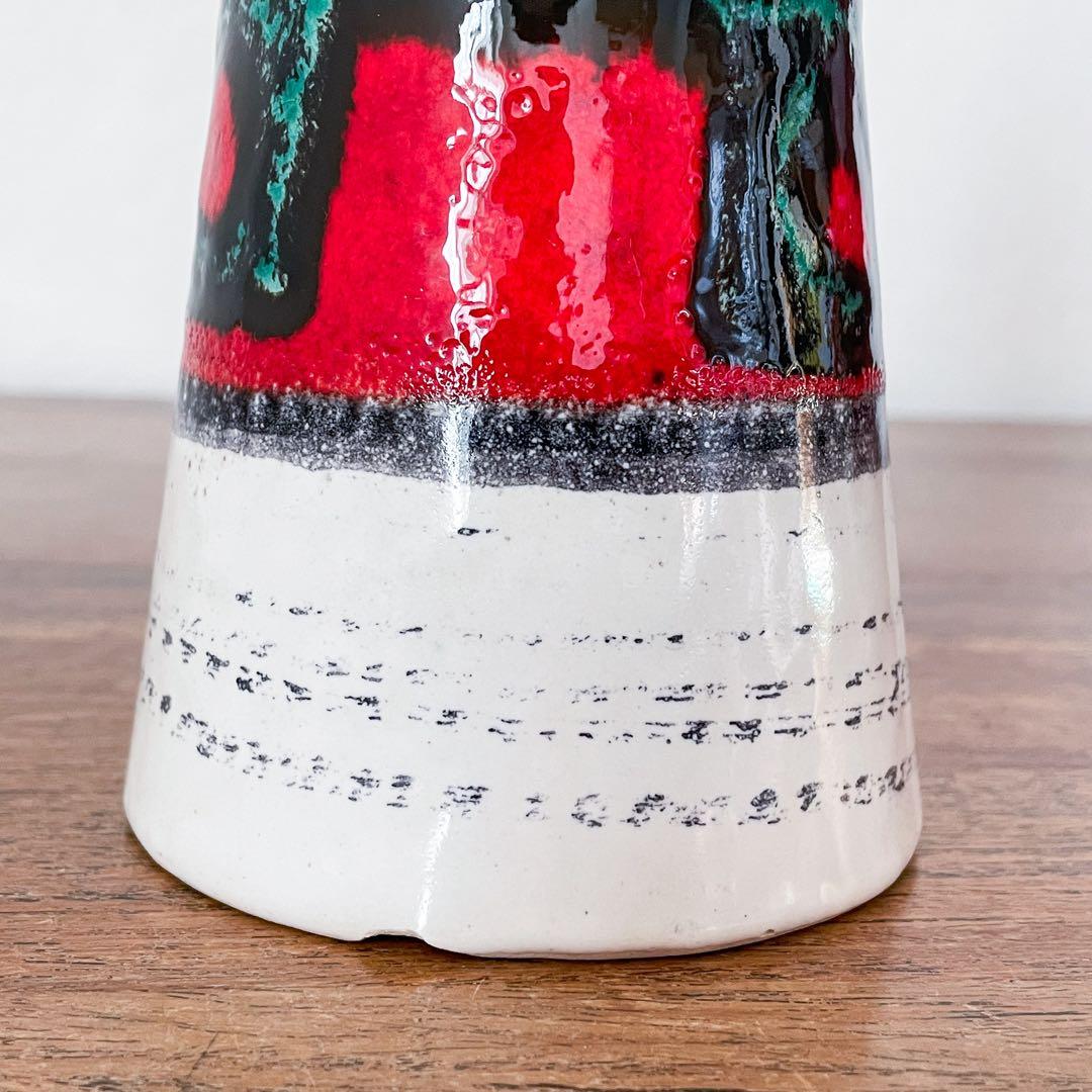 【ドイツ Scheurichの背の高い花瓶 】ヴィンテージ 343