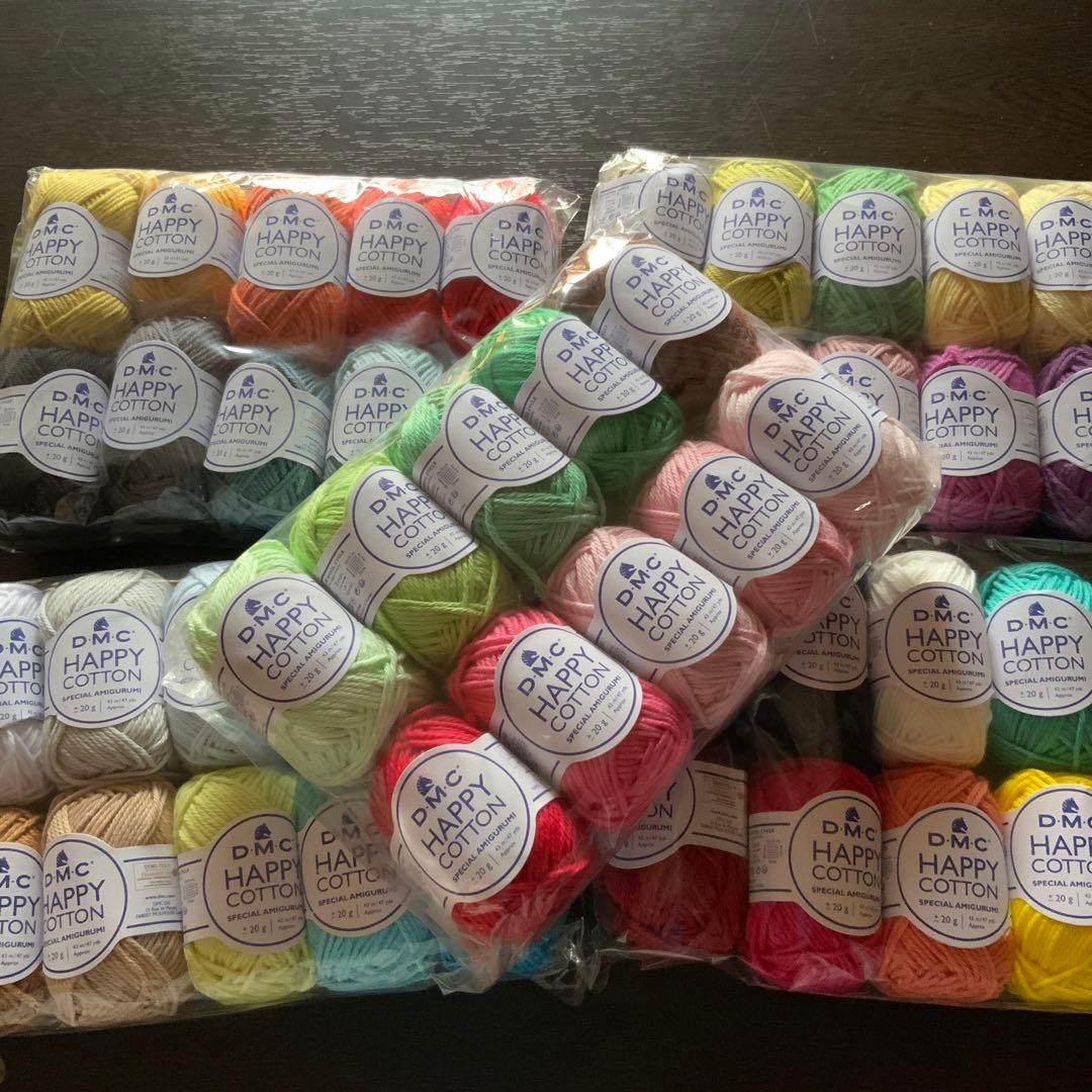 フェリシモ　 DMC HAPPY COTTONの会　あみぐるみ5セット