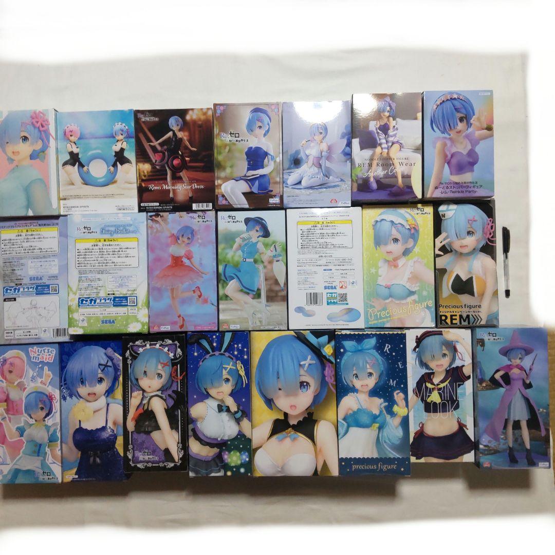 Re.ゼロから始める異世界生活 レム プライズ景品 フィギュア 22体セット