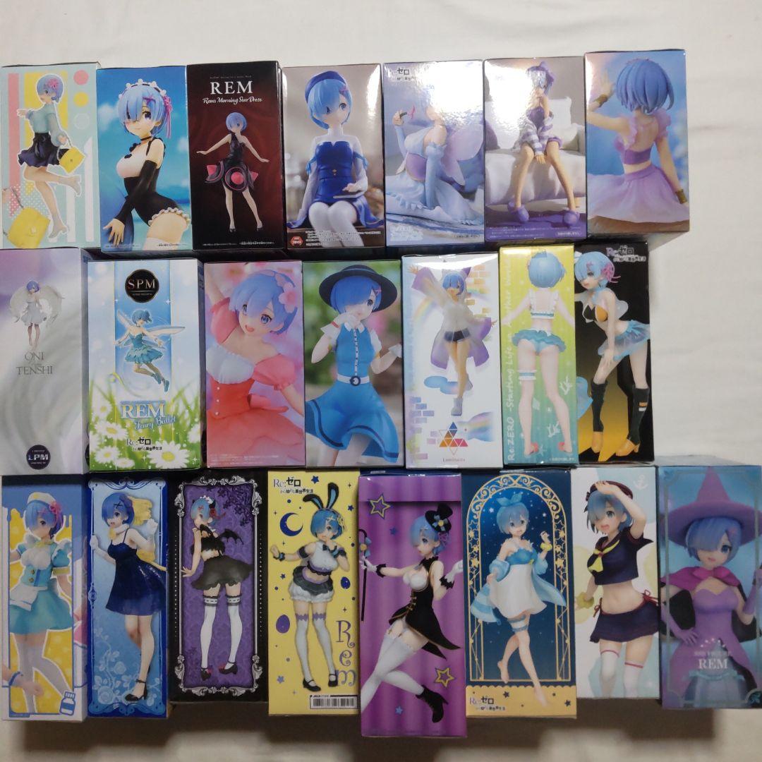 Re.ゼロから始める異世界生活 レム プライズ景品 フィギュア 22体セット