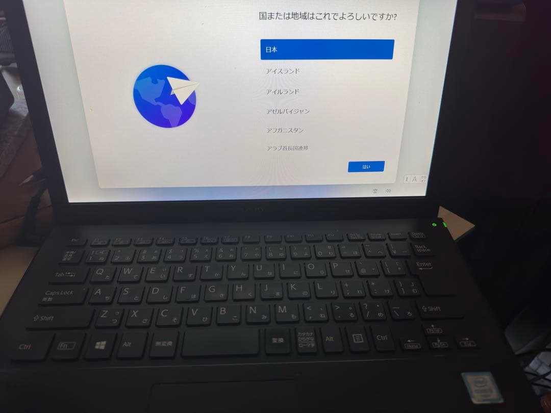 VAIO windows11メモリ:8GB SSD:256GB Core i5