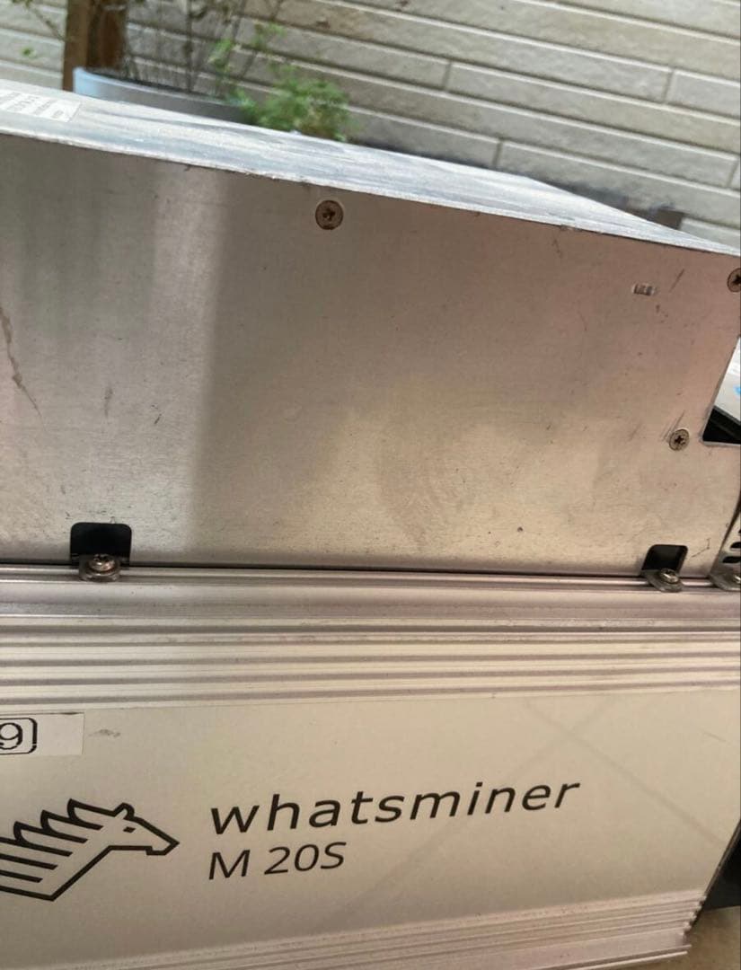 MicroBT whatsminer M20S ASIC マイニングジ 2台