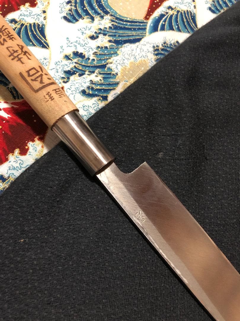 【研ぎ済み】白鋼・手打ち　特製　柳刃包丁　刺身包丁　和包丁　ナイフ　料理　釣り