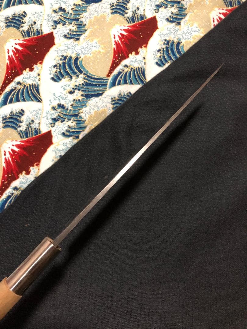 【研ぎ済み】白鋼・手打ち　特製　柳刃包丁　刺身包丁　和包丁　ナイフ　料理　釣り