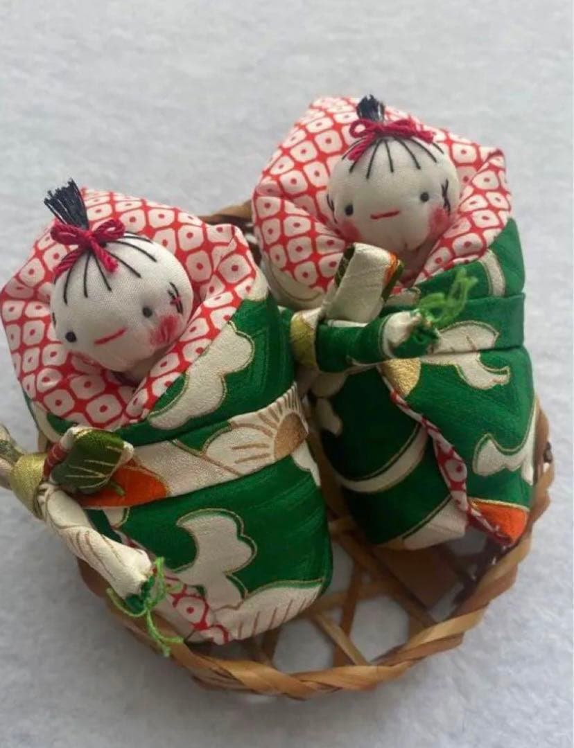 ちりめん細工「朝顔」2個セット他