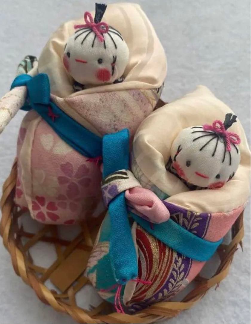 ちりめん細工「朝顔」2個セット他