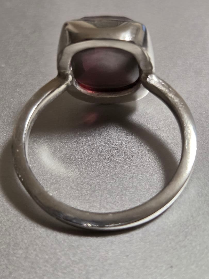 ハンドメイド　セレスチャルクォーツ　シルバーリング　12号