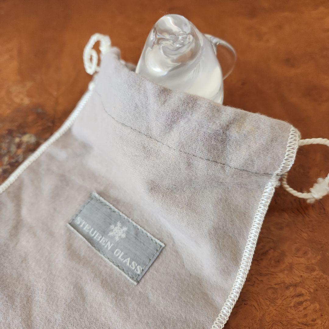 STEUBEN スチューベン クリスタルガラス　ペンギン ペーパーウェイト