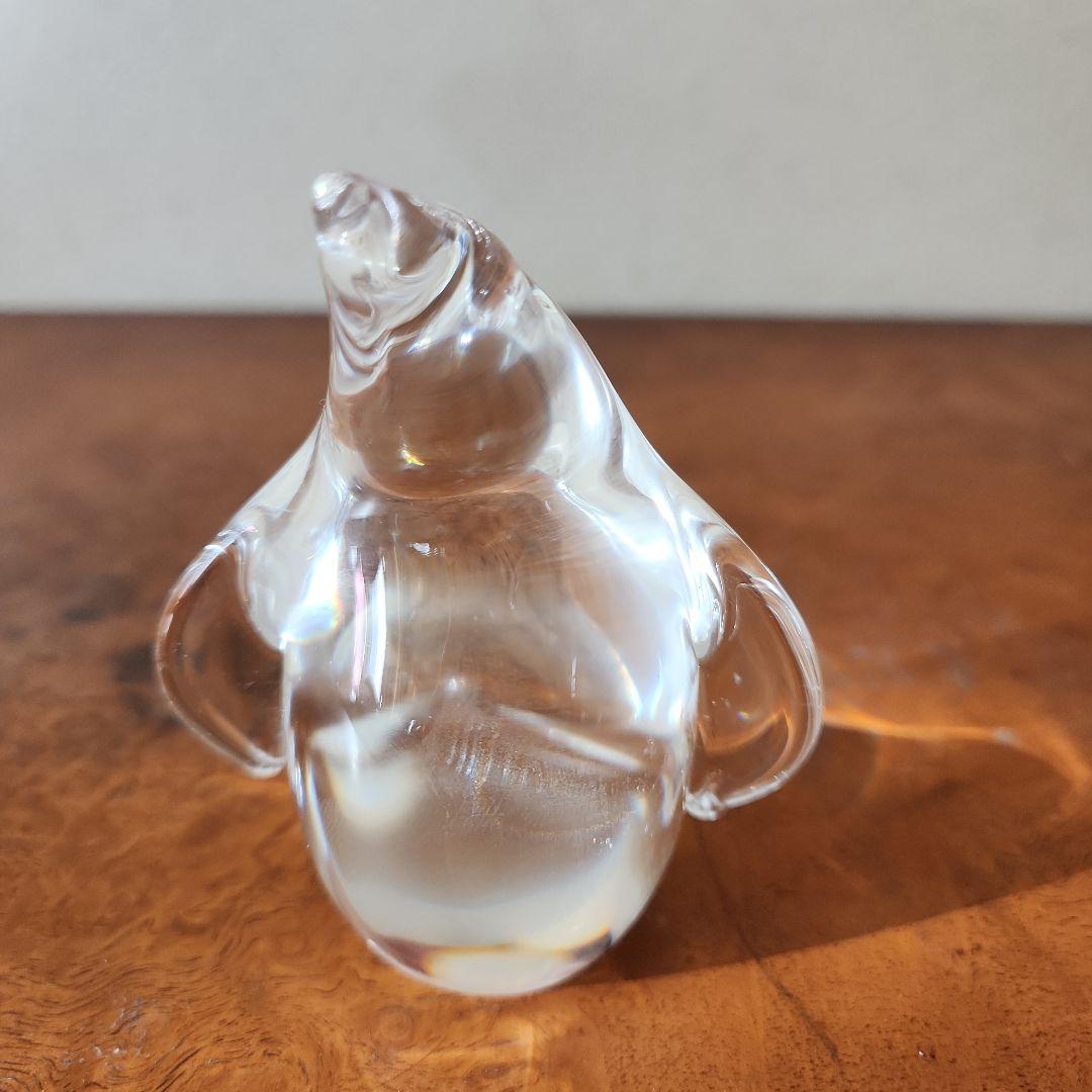 STEUBEN スチューベン クリスタルガラス　ペンギン ペーパーウェイト