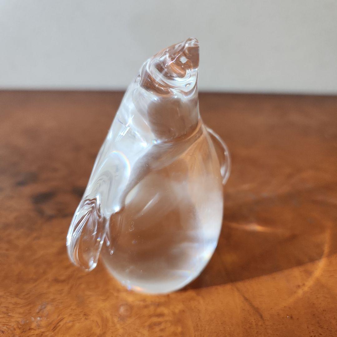 STEUBEN スチューベン クリスタルガラス　ペンギン ペーパーウェイト