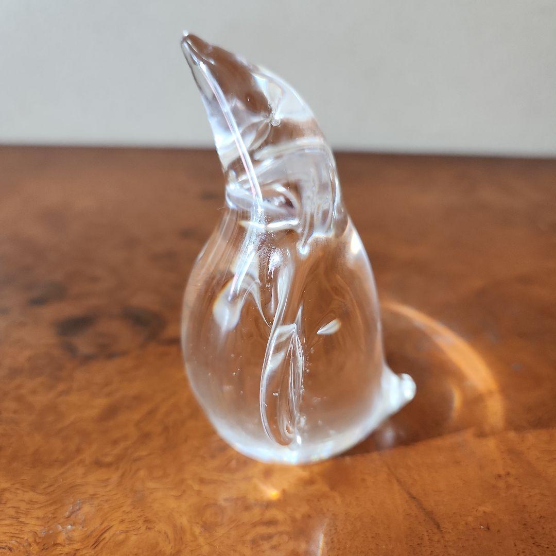 STEUBEN スチューベン クリスタルガラス　ペンギン ペーパーウェイト