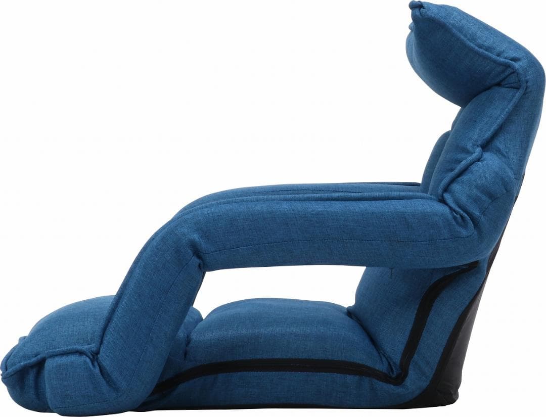 【新品・送料無料】リクライニング座椅子　モコ　ＢＬ