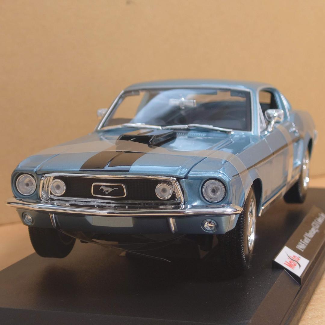 1/18 フォードマスタングGT コブラ ジェット 1968 マイスト製ミニカー
