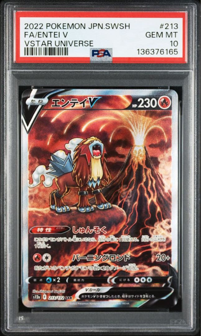 【PSA10 連番】エンテイV スイクンV ライコウV SAR 三犬　VSTAR