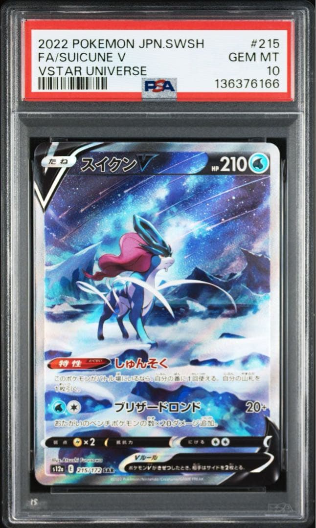 【PSA10 連番】エンテイV スイクンV ライコウV SAR 三犬　VSTAR