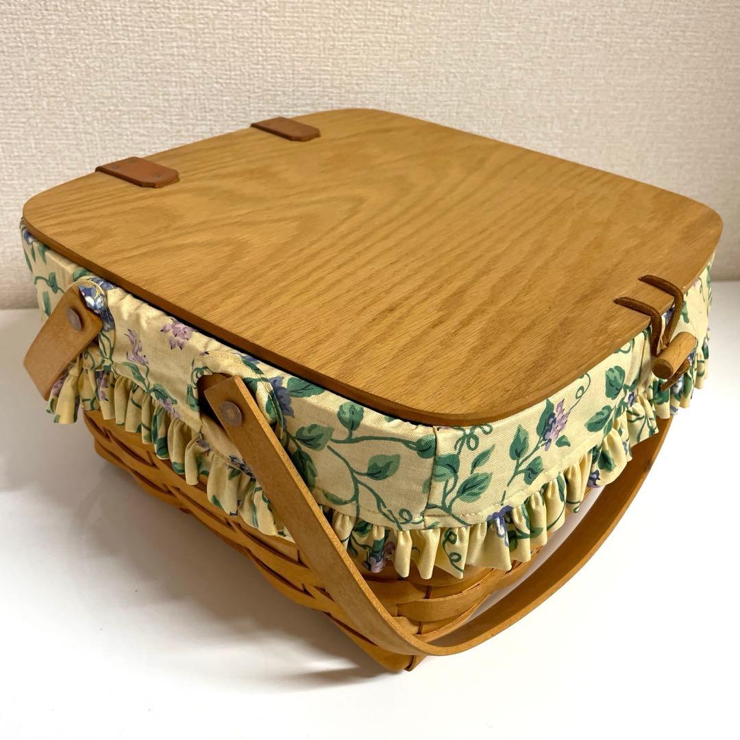 【美品】ロンガバーガー Longaberger バスケット ケーキバスケット