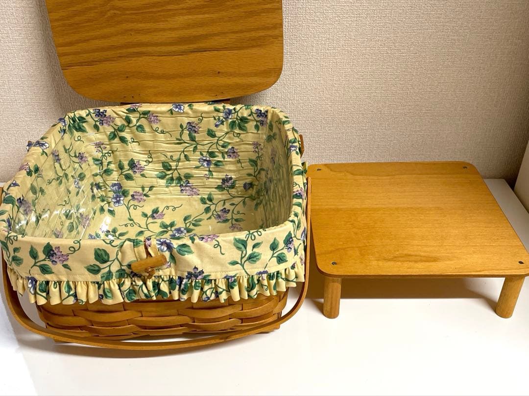 【美品】ロンガバーガー Longaberger バスケット ケーキバスケット